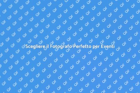 Fotografo per Matrimoni e Eventi