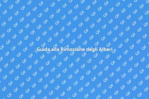 Rimuovere Alberi Fuori di Casa