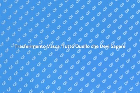 Trasferire la Vasca: Guida Completa