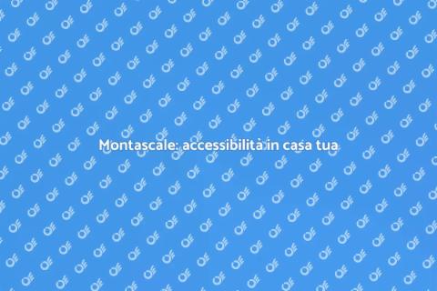 Montascale: installazione per la tua casa