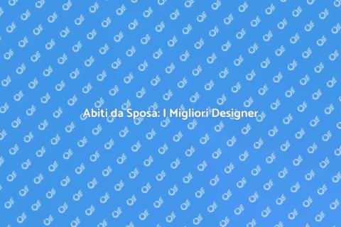 Designer di Abiti da Sposa Unici