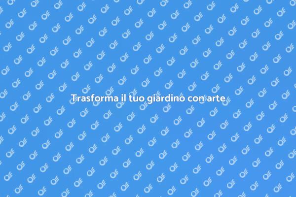 Recinzione artistica per il tuo spazio esterno