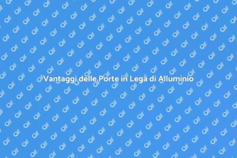 Installazione Porte in Lega di Alluminio