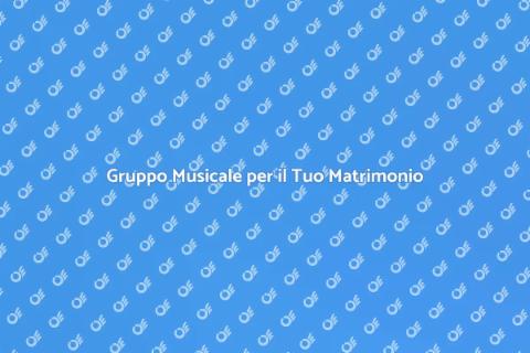 Musica Contemporanea per Matrimonio