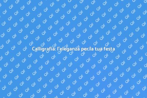 Noleggia un calligrafo per la tua festa