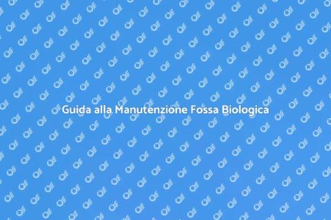 Manutenzione Impianto Spurgo Fossa