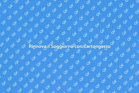 Installazione Cartongesso Soggiorno