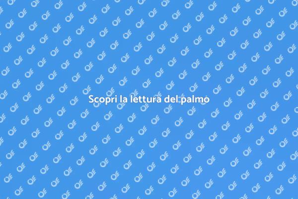 Riflessioni con la lettura del palmo