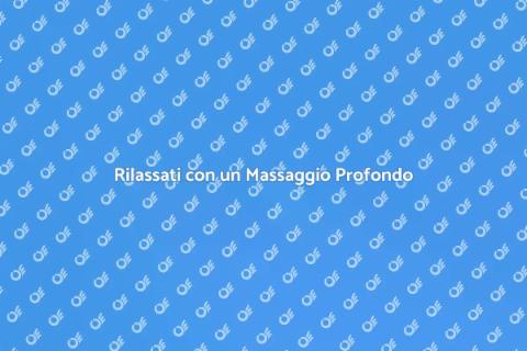 Massaggio Terapeutico per il Tessuto