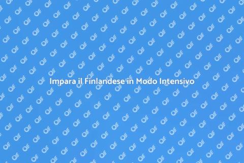 Corso di Finlandese Intensivo Online
