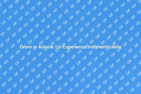 Spettacolo di Droni: Un'Esperienza Unica