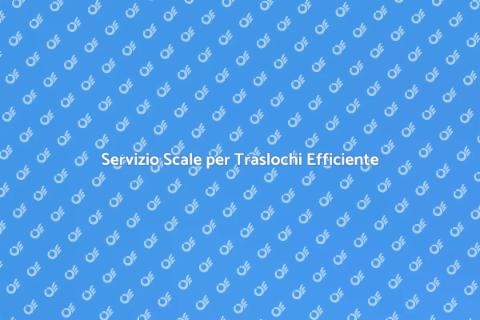 Consegna e Installazione Scale Traslochi