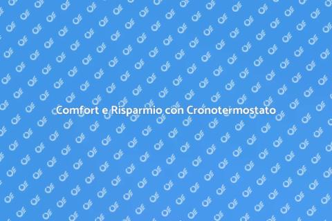 Cronotermostato da Incasso Innovativo