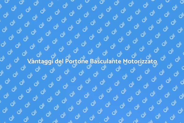Portone Motorizzato: Sicurezza e Stile