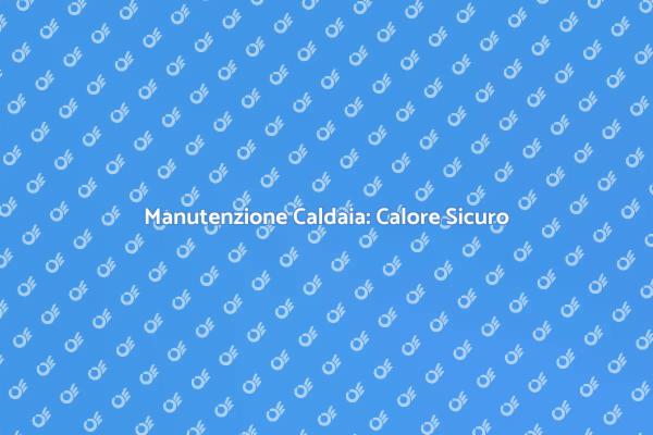Caldaia in Forma: Assistenza Necessaria