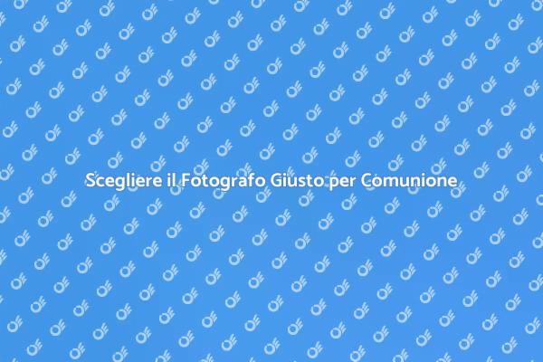 Cattura i Momenti della Comunione
