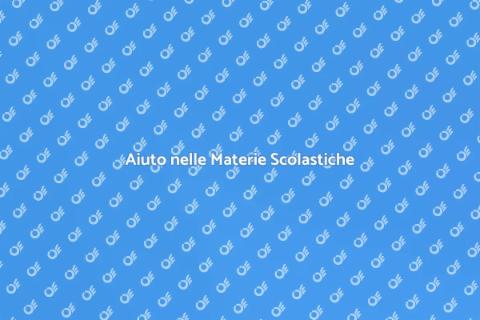 Supporto per Materie Scolastiche