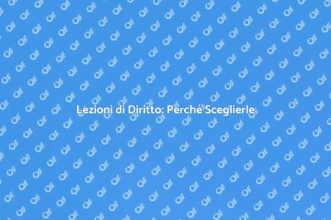 Lezioni Private di Diritto: Importanza