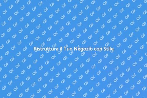 Cornici in Cartongesso per Negozi