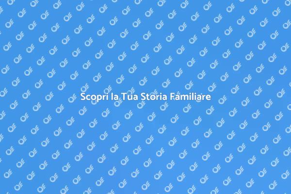Esplora la Tua Storia Familiare