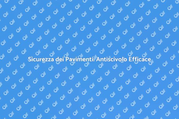 Antiscivolo per Pavimenti in Pietra