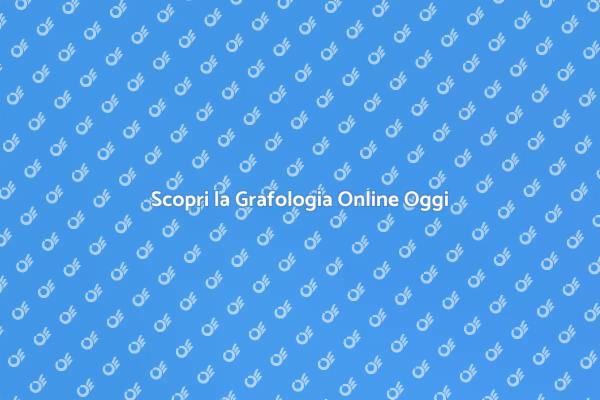 Grafologia: Consulenza Online Facile