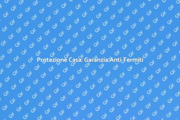 Termiti: La Garanzia che Serve