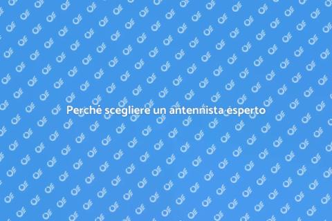 Intervento antennista professionista