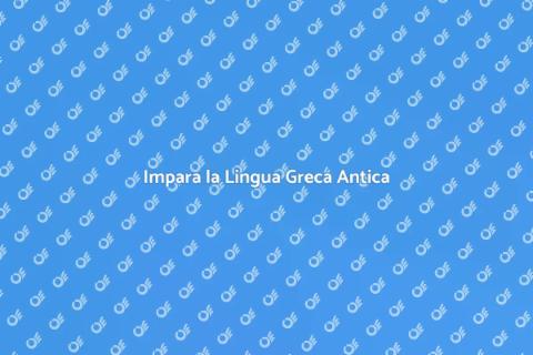 Corso di Lingua Greca Antica