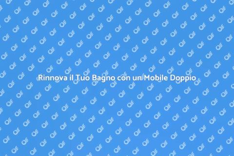 Mobile Lavabo Doppio per il Bagno