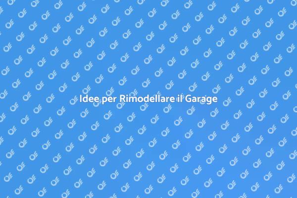 Garage: Ristrutturazione Creativa e Funzionale
