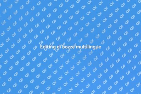 Correzione di bozze in altre lingue