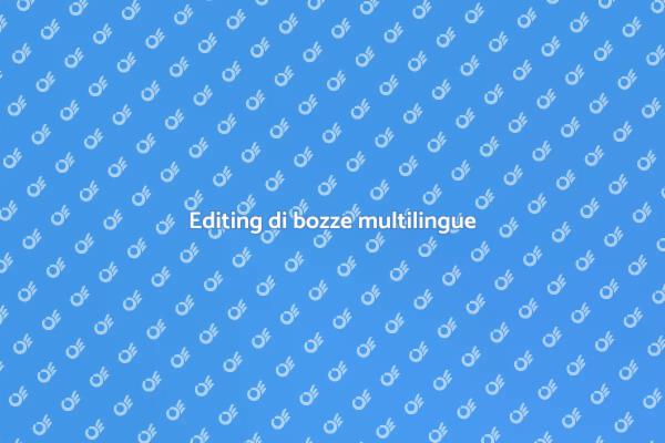 Correzione di bozze: perfezione linguistica