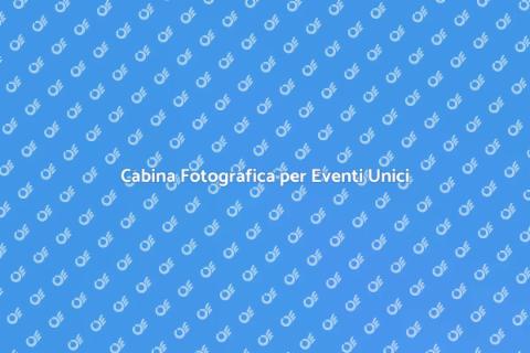 Affitta Cabina Fotografica per Eventi