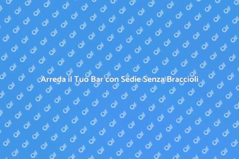 Sedie Senza Braccioli per Bar