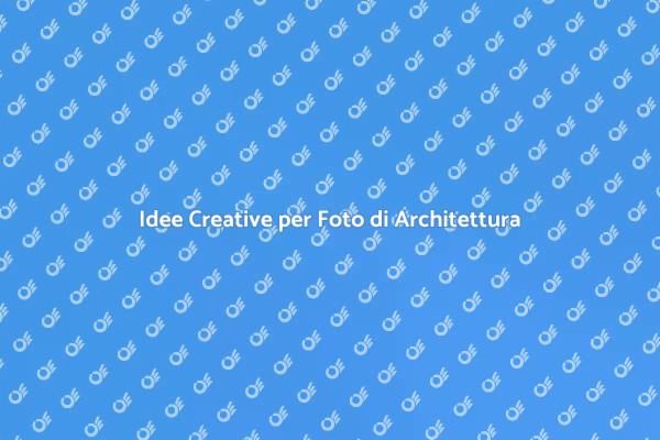 Cattura l'Essenza dell'Architettura
