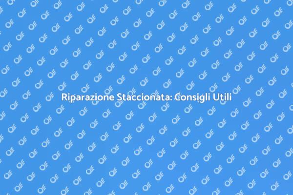 Staccionata Perfetta: Ecco Come Ripararla