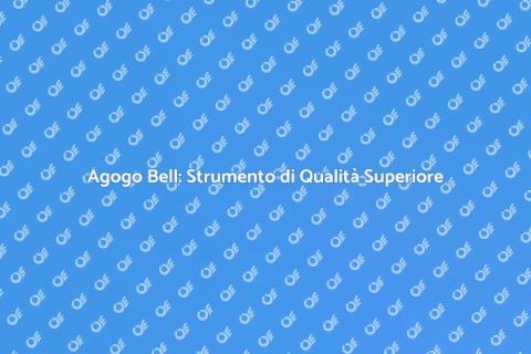 Set di Agogo Bell di Alta Qualità