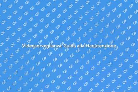 Manutenzione Impianto Videosorveglianza