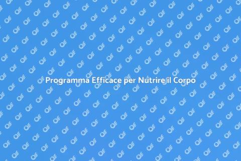 Migliora la Tua Alimentazione Oggi