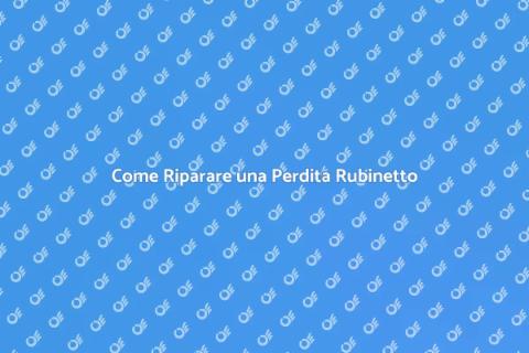 Riparazione Perdita Rubinetto Bagno