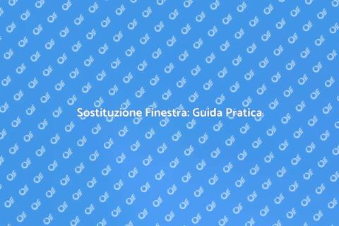 Installare o Sostituire Finestra