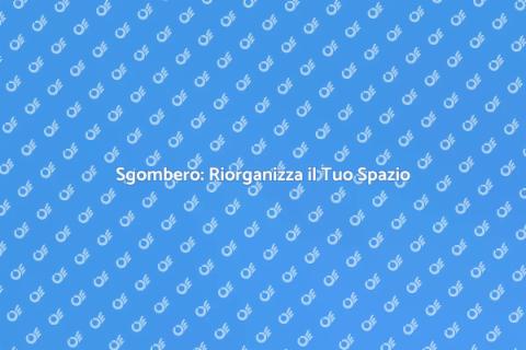 Sgombero: Libera Spazio a Casa Tua