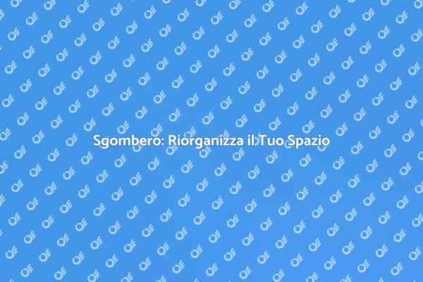 Liberati del Superfluo con Sgombero