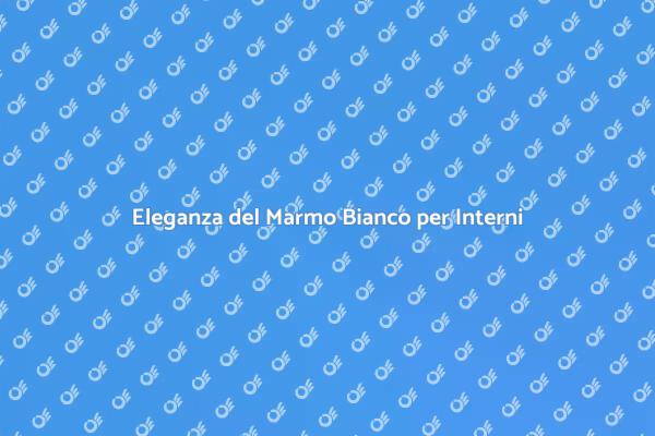 Il Marmo Bianco: Scelta di Classe