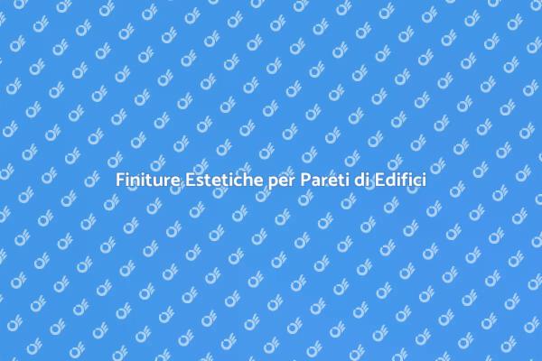 L'importanza delle Finiture Esterne