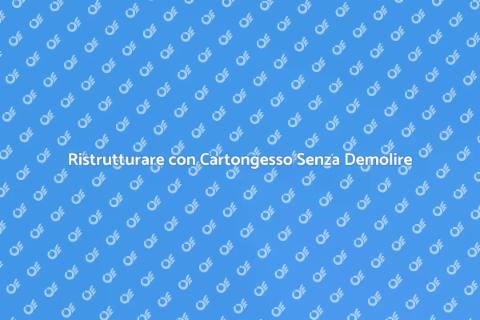 Abbassamento in Cartongesso Innovativo