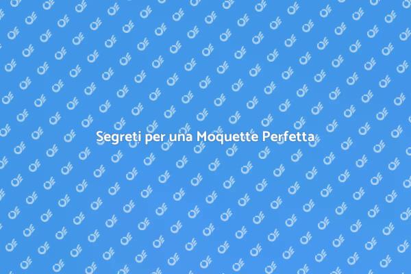 Mantieni la tua Moquette Sempre Pulita