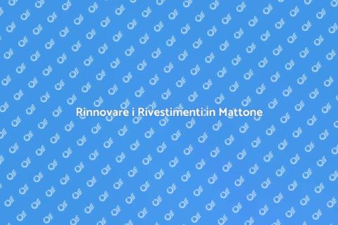 Riparare Rivestimenti in Mattoni