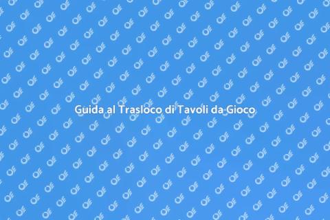 Traslocare un Tavolo da Gioco Facile